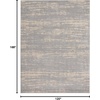 image:imageNourison Home Nourison Essentials Grey Beige 10 x 14 Area Rug  Easy Clean Non Shedding Bed Room Living Room Dining Room Kitchen 10 x 14GreyBeige