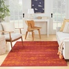 image:imageNourison Home Nourison Essentials Grey Beige 10 x 14 Area Rug  Easy Clean Non Shedding Bed Room Living Room Dining Room Kitchen 10 x 14Red
