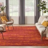 image:imageNourison Home Nourison Essentials Grey Beige 10 x 14 Area Rug  Easy Clean Non Shedding Bed Room Living Room Dining Room Kitchen 10 x 14Red