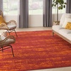 image:imageNourison Home Nourison Essentials Grey Beige 10 x 14 Area Rug  Easy Clean Non Shedding Bed Room Living Room Dining Room Kitchen 10 x 14Red