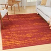 image:imageNourison Home Nourison Essentials Grey Beige 10 x 14 Area Rug  Easy Clean Non Shedding Bed Room Living Room Dining Room Kitchen 10 x 14Red