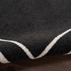 image:imageNourison Home Nourison Essentials NavyIvory 5 x Square Area Rug  Easy Clean Non Shedding Bed Room Living Room Dining Room Kitchen 5 x SquareBlack Ivory