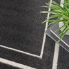 image:imageNourison Home Nourison Essentials NavyIvory 5 x Square Area Rug  Easy Clean Non Shedding Bed Room Living Room Dining Room Kitchen 5 x SquareBlack Ivory