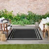 image:imageNourison Home Nourison Essentials NavyIvory 5 x Square Area Rug  Easy Clean Non Shedding Bed Room Living Room Dining Room Kitchen 5 x SquareBlack Ivory
