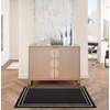image:imageNourison Home Nourison Essentials NavyIvory 5 x Square Area Rug  Easy Clean Non Shedding Bed Room Living Room Dining Room Kitchen 5 x SquareBlack Ivory