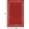 image:imageNourison Home Nourison Essentials NavyIvory 5 x Square Area Rug  Easy Clean Non Shedding Bed Room Living Room Dining Room Kitchen 5 x SquareBrick Ivory