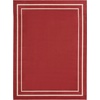 image:imageNourison Home Nourison Essentials NavyIvory 5 x Square Area Rug  Easy Clean Non Shedding Bed Room Living Room Dining Room Kitchen 5 x SquareBrick Ivory