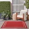 image:imageNourison Home Nourison Essentials NavyIvory 5 x Square Area Rug  Easy Clean Non Shedding Bed Room Living Room Dining Room Kitchen 5 x SquareBrick Ivory