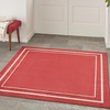 image:imageNourison Home Nourison Essentials NavyIvory 5 x Square Area Rug  Easy Clean Non Shedding Bed Room Living Room Dining Room Kitchen 5 x SquareBrick Ivory