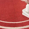 image:imageNourison Home Nourison Essentials NavyIvory 5 x Square Area Rug  Easy Clean Non Shedding Bed Room Living Room Dining Room Kitchen 5 x SquareBrick Ivory