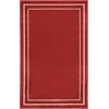 image:imageNourison Home Nourison Essentials NavyIvory 5 x Square Area Rug  Easy Clean Non Shedding Bed Room Living Room Dining Room Kitchen 5 x SquareBrick Ivory