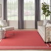 image:imageNourison Home Nourison Essentials NavyIvory 5 x Square Area Rug  Easy Clean Non Shedding Bed Room Living Room Dining Room Kitchen 5 x SquareBrick Ivory