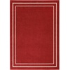 image:imageNourison Home Nourison Essentials NavyIvory 5 x Square Area Rug  Easy Clean Non Shedding Bed Room Living Room Dining Room Kitchen 5 x SquareBrick Ivory
