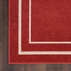 image:imageNourison Home Nourison Essentials NavyIvory 5 x Square Area Rug  Easy Clean Non Shedding Bed Room Living Room Dining Room Kitchen 5 x SquareBrick Ivory