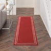 image:imageNourison Home Nourison Essentials NavyIvory 5 x Square Area Rug  Easy Clean Non Shedding Bed Room Living Room Dining Room Kitchen 5 x SquareBrick Ivory