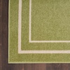 image:imageNourison Home Nourison Essentials NavyIvory 5 x Square Area Rug  Easy Clean Non Shedding Bed Room Living Room Dining Room Kitchen 5 x SquareGreen Ivory