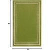image:imageNourison Home Nourison Essentials NavyIvory 5 x Square Area Rug  Easy Clean Non Shedding Bed Room Living Room Dining Room Kitchen 5 x SquareGreen Ivory