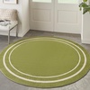 image:imageNourison Home Nourison Essentials NavyIvory 5 x Square Area Rug  Easy Clean Non Shedding Bed Room Living Room Dining Room Kitchen 5 x SquareGreen Ivory