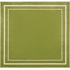 image:imageNourison Home Nourison Essentials NavyIvory 5 x Square Area Rug  Easy Clean Non Shedding Bed Room Living Room Dining Room Kitchen 5 x SquareGreen Ivory