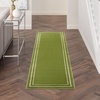 image:imageNourison Home Nourison Essentials NavyIvory 5 x Square Area Rug  Easy Clean Non Shedding Bed Room Living Room Dining Room Kitchen 5 x SquareGreen Ivory