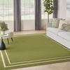 image:imageNourison Home Nourison Essentials NavyIvory 5 x Square Area Rug  Easy Clean Non Shedding Bed Room Living Room Dining Room Kitchen 5 x SquareGreen Ivory