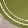 image:imageNourison Home Nourison Essentials NavyIvory 5 x Square Area Rug  Easy Clean Non Shedding Bed Room Living Room Dining Room Kitchen 5 x SquareGreen Ivory