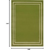 image:imageNourison Home Nourison Essentials NavyIvory 5 x Square Area Rug  Easy Clean Non Shedding Bed Room Living Room Dining Room Kitchen 5 x SquareGreen Ivory