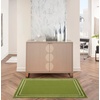 image:imageNourison Home Nourison Essentials NavyIvory 5 x Square Area Rug  Easy Clean Non Shedding Bed Room Living Room Dining Room Kitchen 5 x SquareGreen Ivory