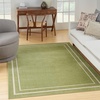image:imageNourison Home Nourison Essentials NavyIvory 5 x Square Area Rug  Easy Clean Non Shedding Bed Room Living Room Dining Room Kitchen 5 x SquareGreen Ivory