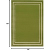 image:imageNourison Home Nourison Essentials NavyIvory 5 x Square Area Rug  Easy Clean Non Shedding Bed Room Living Room Dining Room Kitchen 5 x SquareGreen Ivory