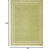 image:imageNourison Home Nourison Essentials NavyIvory 5 x Square Area Rug  Easy Clean Non Shedding Bed Room Living Room Dining Room Kitchen 5 x SquareGreen Ivory