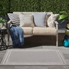image:imageNourison Home Nourison Essentials NavyIvory 5 x Square Area Rug  Easy Clean Non Shedding Bed Room Living Room Dining Room Kitchen 5 x SquareGreyIvory