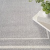 image:imageNourison Home Nourison Essentials NavyIvory 5 x Square Area Rug  Easy Clean Non Shedding Bed Room Living Room Dining Room Kitchen 5 x SquareGreyIvory