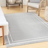 image:imageNourison Home Nourison Essentials NavyIvory 5 x Square Area Rug  Easy Clean Non Shedding Bed Room Living Room Dining Room Kitchen 5 x SquareGreyIvory