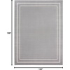 image:imageNourison Home Nourison Essentials NavyIvory 5 x Square Area Rug  Easy Clean Non Shedding Bed Room Living Room Dining Room Kitchen 5 x SquareGreyIvory