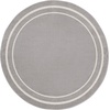 image:imageNourison Home Nourison Essentials NavyIvory 5 x Square Area Rug  Easy Clean Non Shedding Bed Room Living Room Dining Room Kitchen 5 x SquareGreyIvory