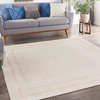image:imageNourison Home Nourison Essentials NavyIvory 5 x Square Area Rug  Easy Clean Non Shedding Bed Room Living Room Dining Room Kitchen 5 x SquareIvory Gold