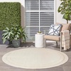 image:imageNourison Home Nourison Essentials NavyIvory 5 x Square Area Rug  Easy Clean Non Shedding Bed Room Living Room Dining Room Kitchen 5 x SquareIvory Gold
