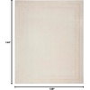 image:imageNourison Home Nourison Essentials NavyIvory 5 x Square Area Rug  Easy Clean Non Shedding Bed Room Living Room Dining Room Kitchen 5 x SquareIvory Gold