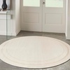 image:imageNourison Home Nourison Essentials NavyIvory 5 x Square Area Rug  Easy Clean Non Shedding Bed Room Living Room Dining Room Kitchen 5 x SquareIvory Gold