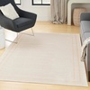 image:imageNourison Home Nourison Essentials NavyIvory 5 x Square Area Rug  Easy Clean Non Shedding Bed Room Living Room Dining Room Kitchen 5 x SquareIvory Gold