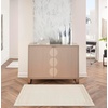 image:imageNourison Home Nourison Essentials NavyIvory 5 x Square Area Rug  Easy Clean Non Shedding Bed Room Living Room Dining Room Kitchen 5 x SquareIvory Gold