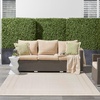 image:imageNourison Home Nourison Essentials NavyIvory 5 x Square Area Rug  Easy Clean Non Shedding Bed Room Living Room Dining Room Kitchen 5 x SquareIvory Gold