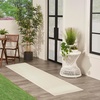 image:imageNourison Home Nourison Essentials NavyIvory 5 x Square Area Rug  Easy Clean Non Shedding Bed Room Living Room Dining Room Kitchen 5 x SquareIvory Gold