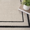 image:imageNourison Home Nourison Essentials NavyIvory 5 x Square Area Rug  Easy Clean Non Shedding Bed Room Living Room Dining Room Kitchen 5 x SquareIvoryBlack