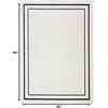 image:imageNourison Home Nourison Essentials NavyIvory 5 x Square Area Rug  Easy Clean Non Shedding Bed Room Living Room Dining Room Kitchen 5 x SquareIvoryBlack