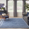 image:imageNourison Home Nourison Essentials NavyIvory 5 x Square Area Rug  Easy Clean Non Shedding Bed Room Living Room Dining Room Kitchen 5 x SquareNavyIvory