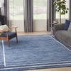 image:imageNourison Home Nourison Essentials NavyIvory 5 x Square Area Rug  Easy Clean Non Shedding Bed Room Living Room Dining Room Kitchen 5 x SquareNavyIvory