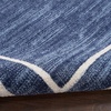 image:imageNourison Home Nourison Essentials NavyIvory 5 x Square Area Rug  Easy Clean Non Shedding Bed Room Living Room Dining Room Kitchen 5 x SquareNavyIvory