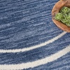 image:imageNourison Home Nourison Essentials NavyIvory 5 x Square Area Rug  Easy Clean Non Shedding Bed Room Living Room Dining Room Kitchen 5 x SquareNavyIvory
